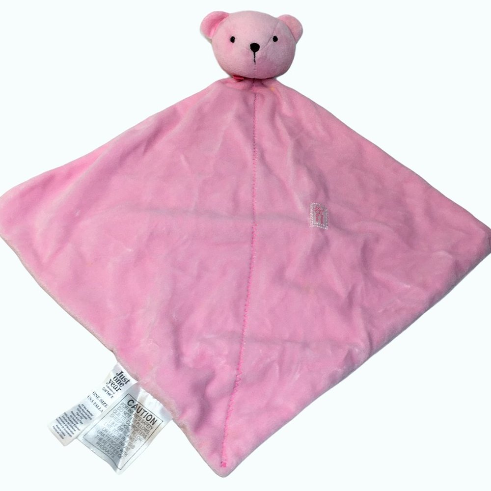 Carter's Precious Firsts Pink Bear Baby Blanket - Picture 2 of 7